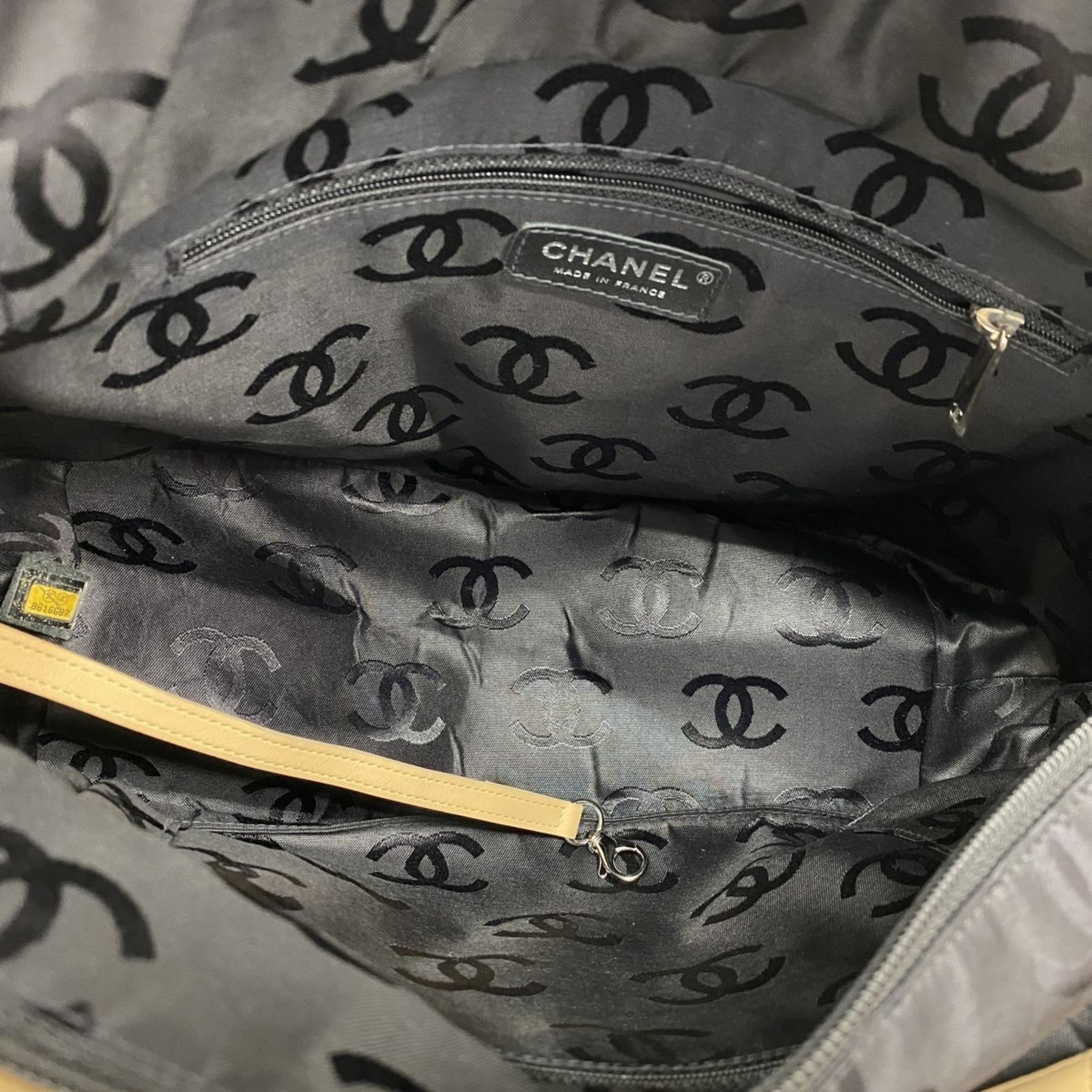 みくちゃんシャネル　カンボンライン　ラムスキン　トートバッグ　ブラック シャネル(Chanel) シャネル トートバッグ カンボン ラムスキン