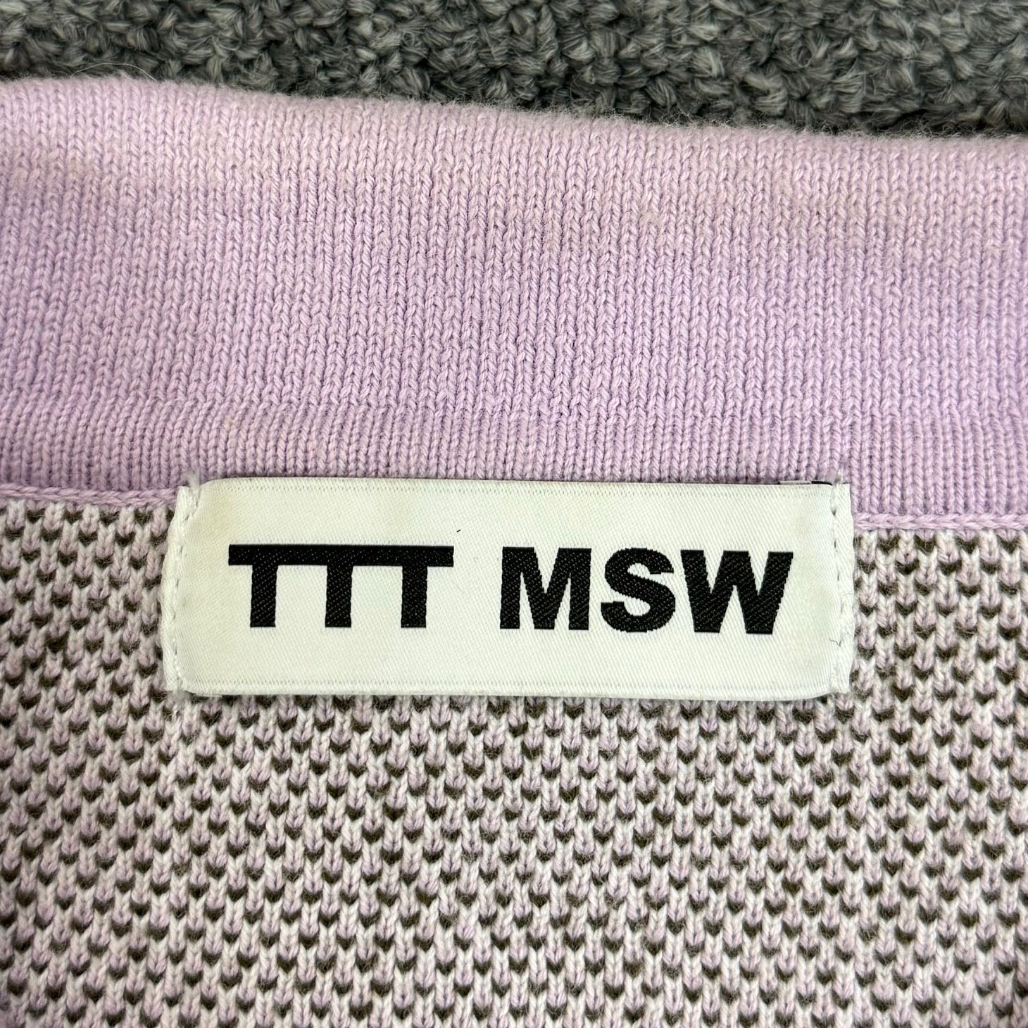 TTT_MSW 22SS Flower Jacquard Knit Cardigan フラワー ジャガード 