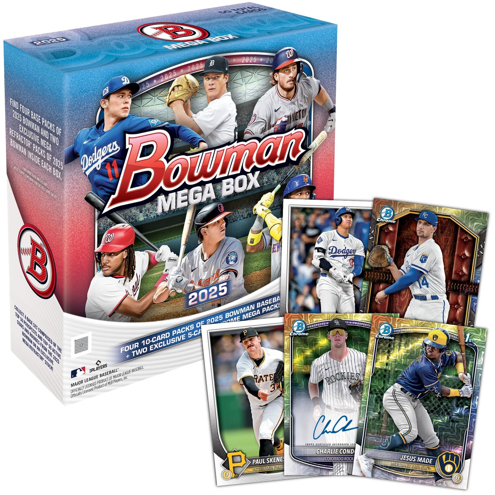 美術品・アンティーク・コレクション 2025 Topps Bowman Mega Box ボウマン メガ ボックス