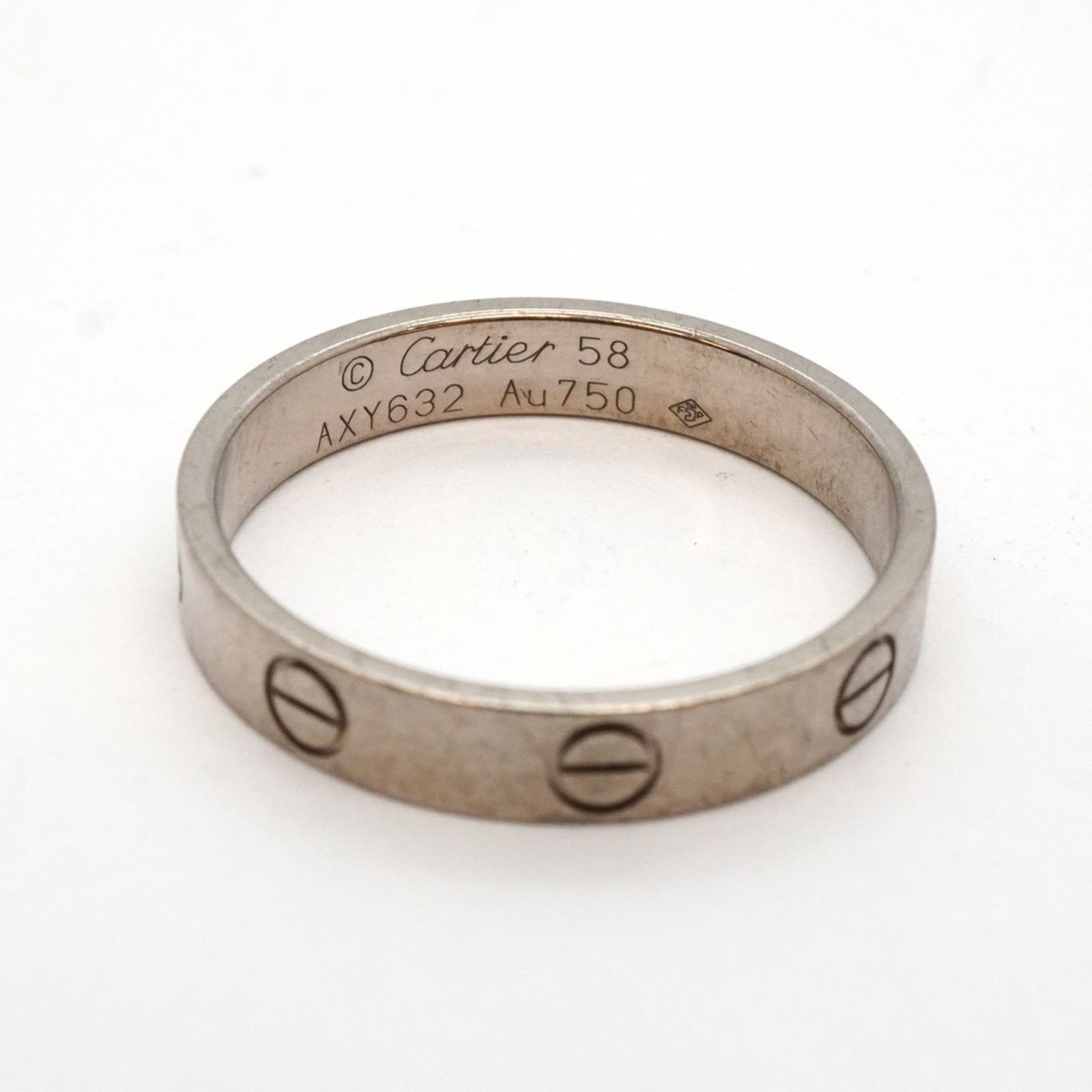 カルティエ(Cartier) カルティエ ラブリング18KWG ＃54 カルティエ