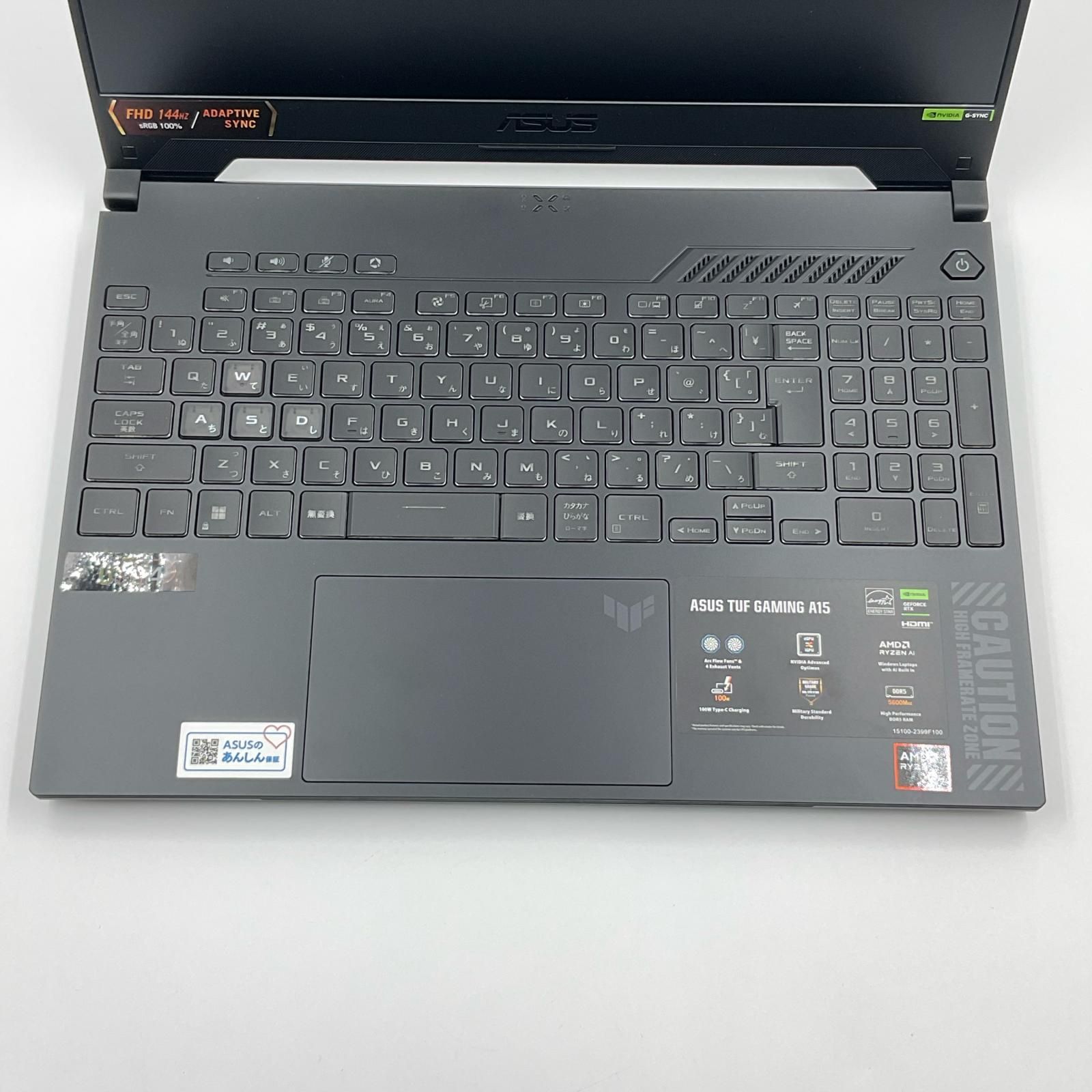 ASUS TUF Gaming A15 RTX4060 Ryzen7 1TB SSD - メルカリ