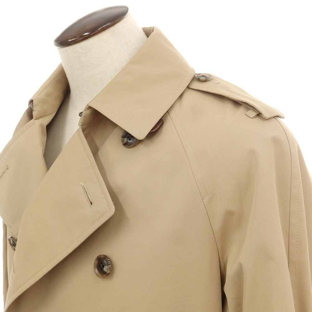 ダックス DAKS ポリエステルコットン トレンチコート ベージュ サイズ6 メンズ