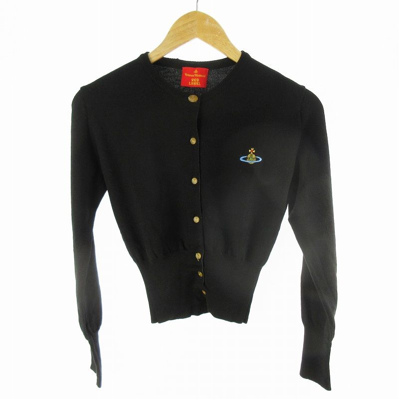 ヴィヴィアンウエストウッド　レッドレーベル　カーディガン　ニット　ボウタイリボン Vivienne Westwood ヴィヴィアンウエストウッド RED LABEL