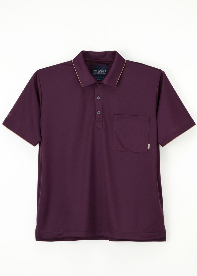 [ナガイレーベン] MPユニセックスニットシャツ (MPJ-3997) [プラム]