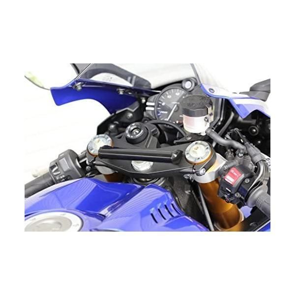 キジマ KIJIMA ハンドルマウントステー ブラック 17- YZF-R6 204-0651