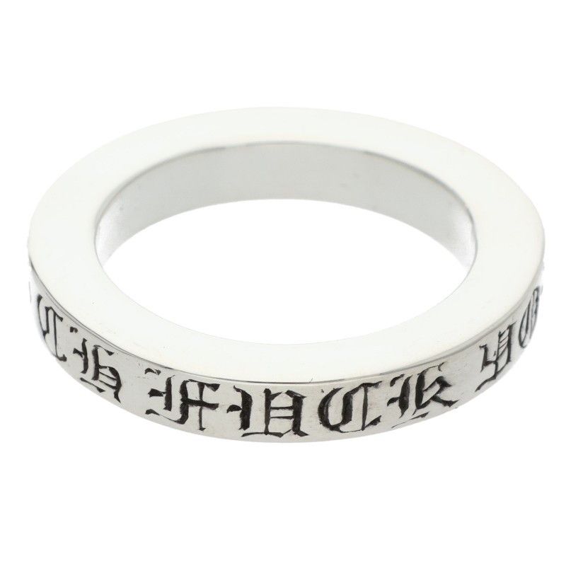 クロムハーツ 3mm SPACER FUCKYOU 3mmスペーサーファックユー シルバーリング メンズ 9号