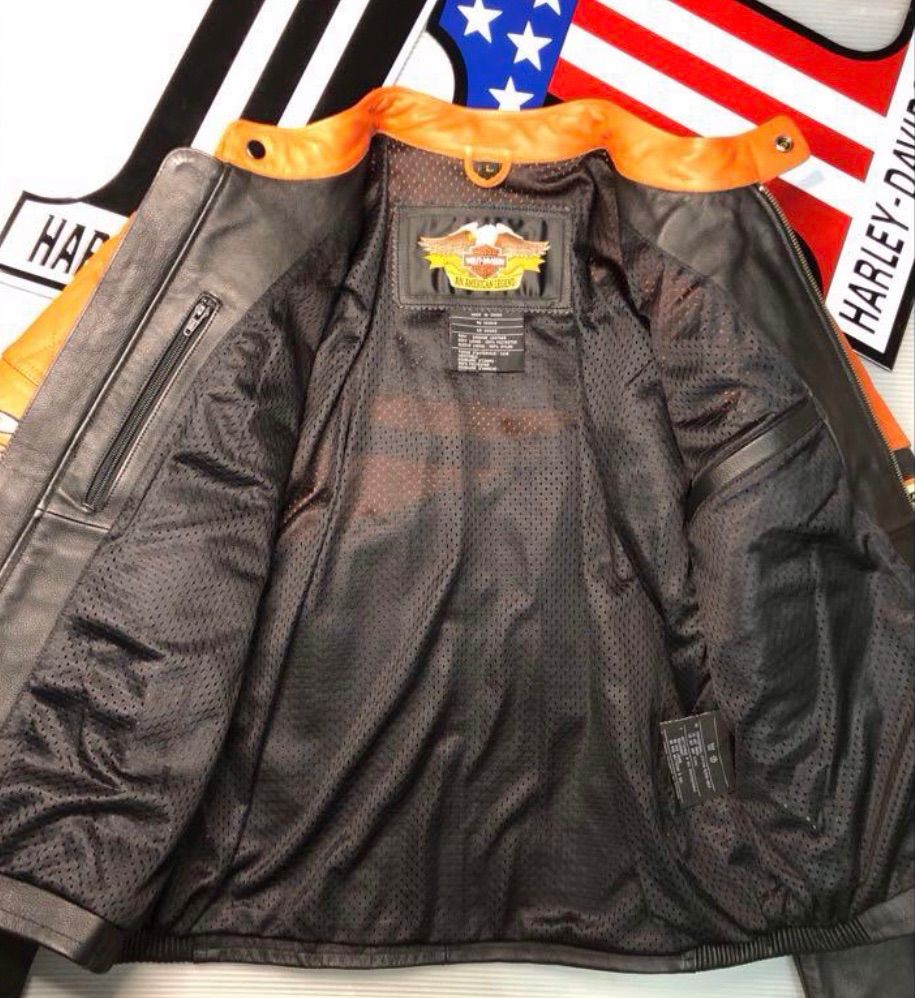 山口！稀少モデル！入手困難3Dエンボス！ハーレーダビッドソン本革ジャケット 山口様専用！稀少モデル！入手困難3Dエンボス！ハーレー