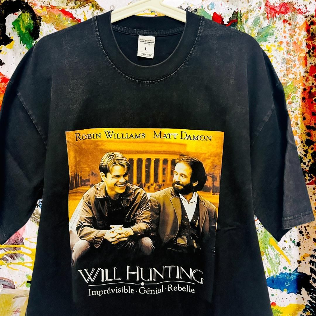 未使用品 GREAT HUNTING Tシャツ M 映画 グレートハンティング グッドウィルハンティング 映画T リプリント Tシャツ 半袖