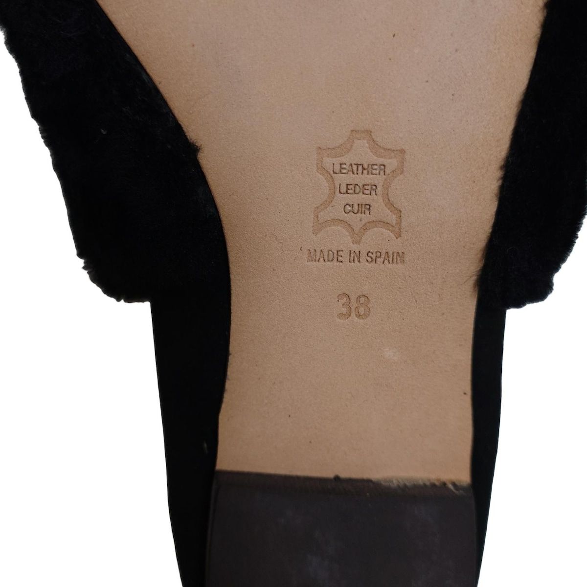 PELLICO ペリーコ フラットシューズ 38 レディース - 黒 SUNNY ムートン KIN-KAAI_COM