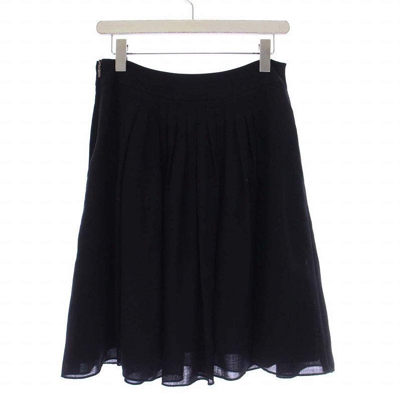 フォクシー ブティック FOXEY BOUTIQUE フレアスカート ひざ丈 ウール  