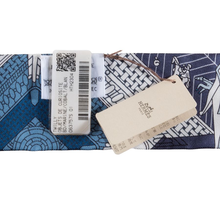 【新品・未使用】エルメスツイリー　OBJECTS DE CURIOSITE エルメス ツイリー Objets de Curiosite オブジェ ドゥ