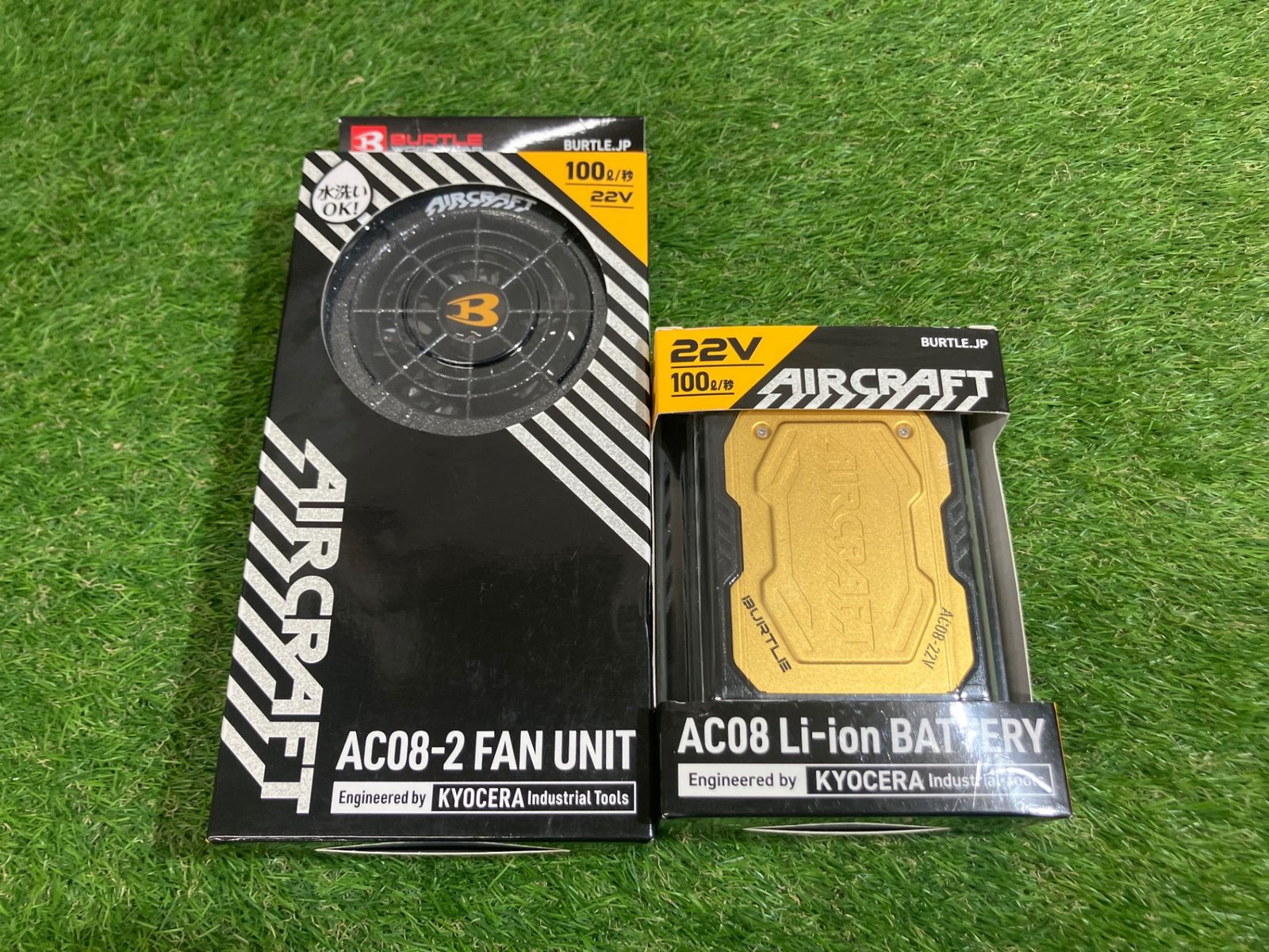 BURTLE バートル♪ファンバッテリーセット AC08･AC08-2♪エアクラフト♪アクトツール富山店♪レ