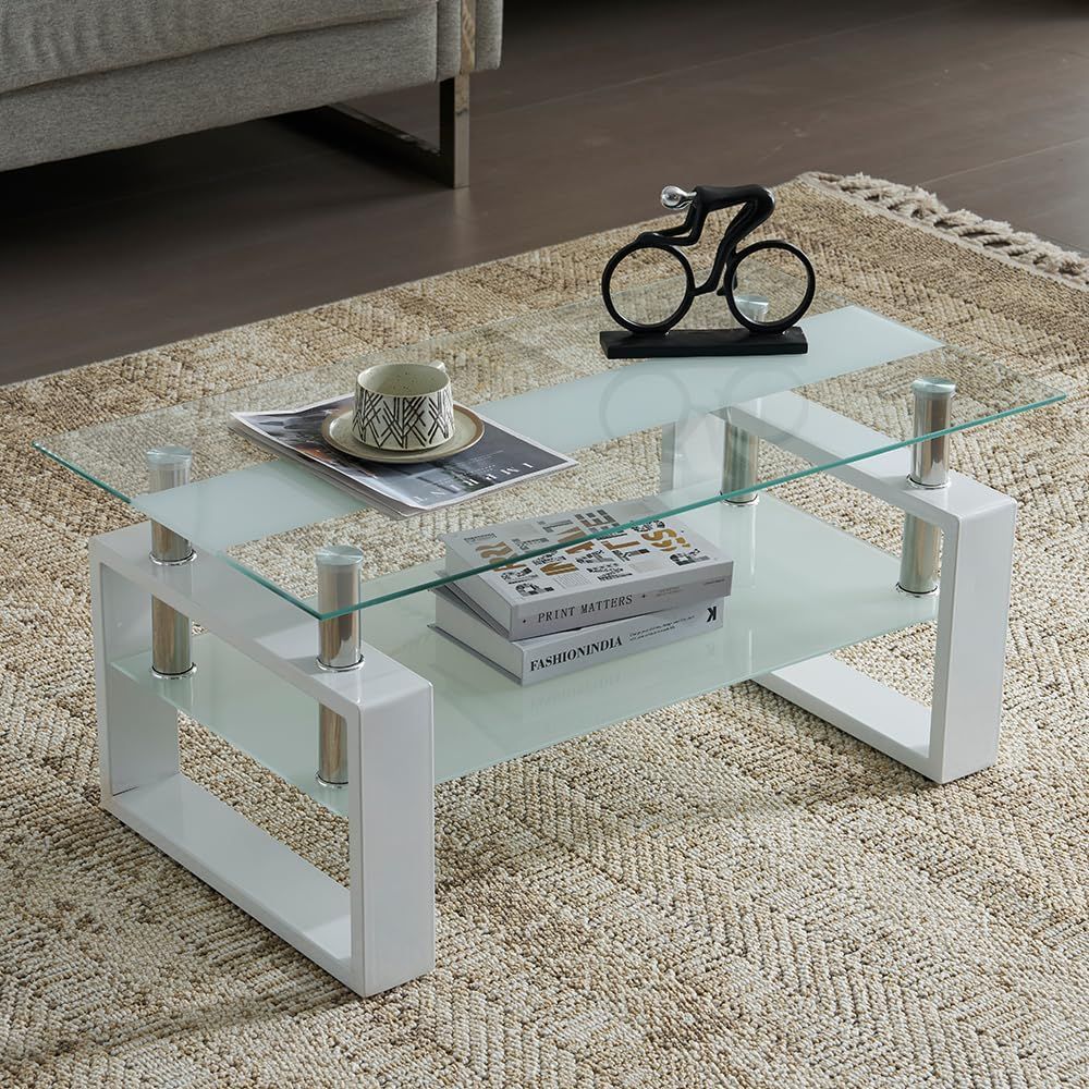 テーブル テーブル 強化ガラス天板 収納付き おしゃれ 幅88cm 一人暮らし コーヒーテーブル 昇華熱転写技術 ローテーブル ガラステーブル オーエスジェイ OSJ