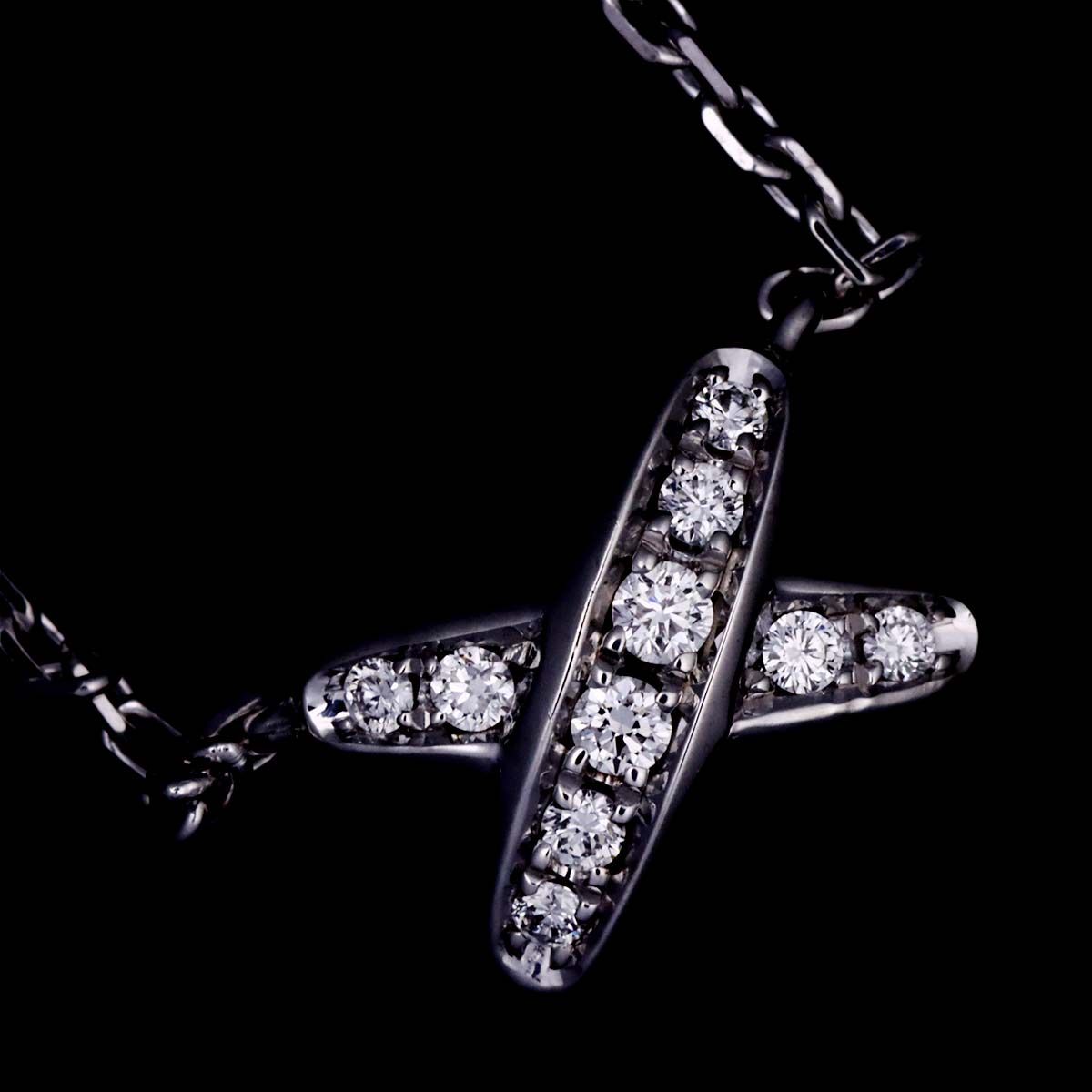 ショーメ CHAUMET ジュ ドゥ リアン ミニ ダイヤ ネックレス 42cm K18 