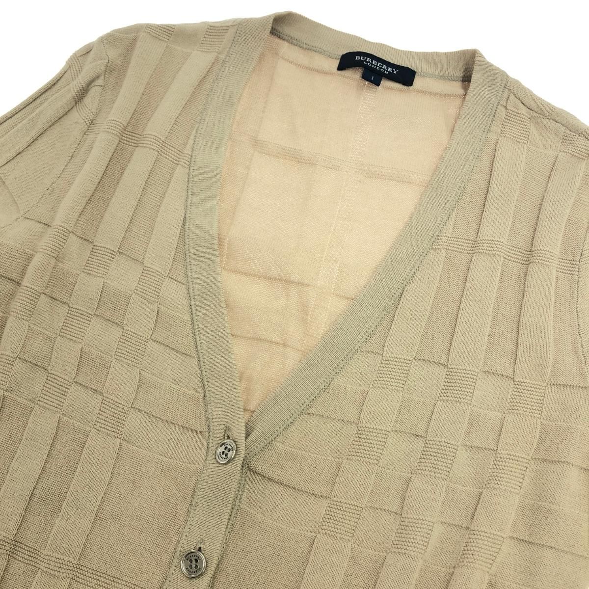 BURBERRY LONDON バーバリーロンドン チェック柄 長袖 カーディガン サイズ:1  ベージュ コットン レディース 　240001137089 楽天市場】BURBERRY LONDON バーバリーロンドン チェック柄 長袖