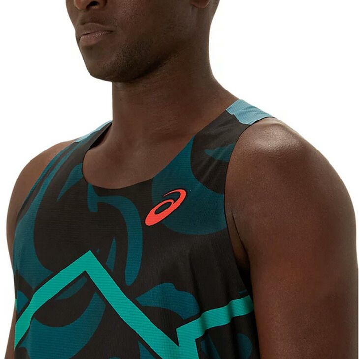 アシックス ノースリーブ メンズ ランニングウエア asics LIGHT