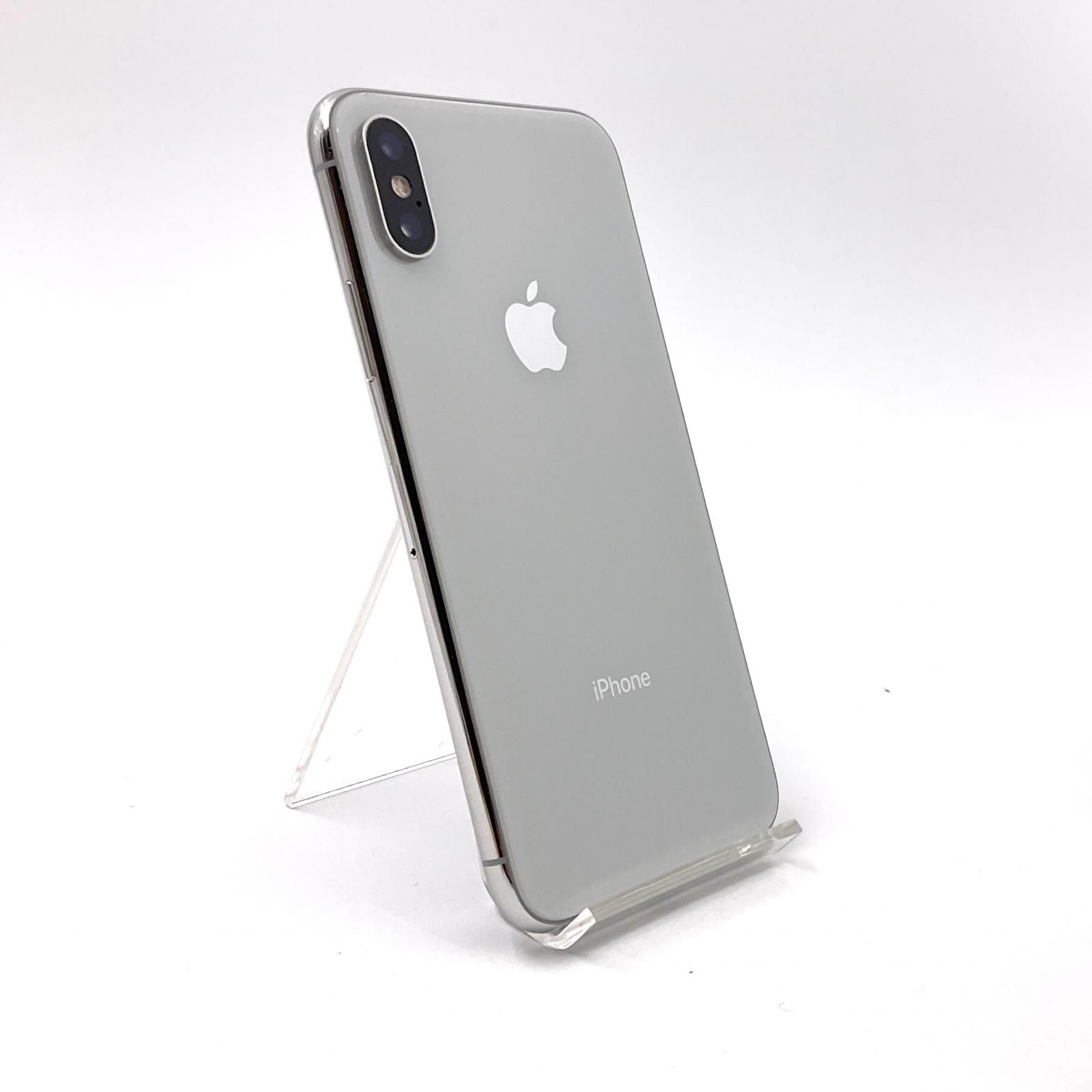 全額返金保証】【最速発送】Apple iPhone XS 64GB シルバー au 動作 