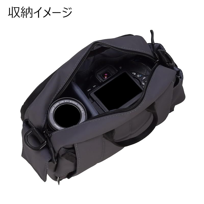 [Etsumi] エツミ カメラバッグ カメラケース アペックス VE-3574 グレー
