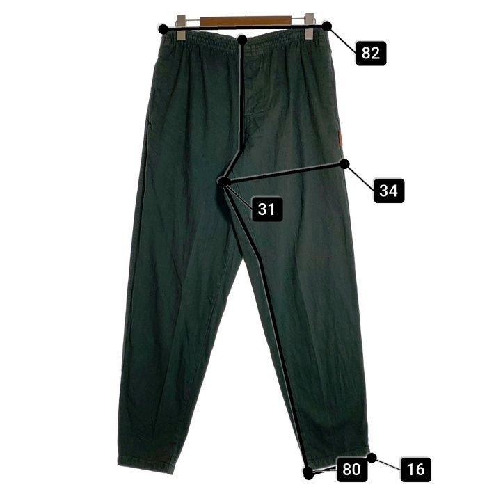 stussy テーパード　スラックス STUSSY ステューシー パンツ メンズ Striped Volume Pleated