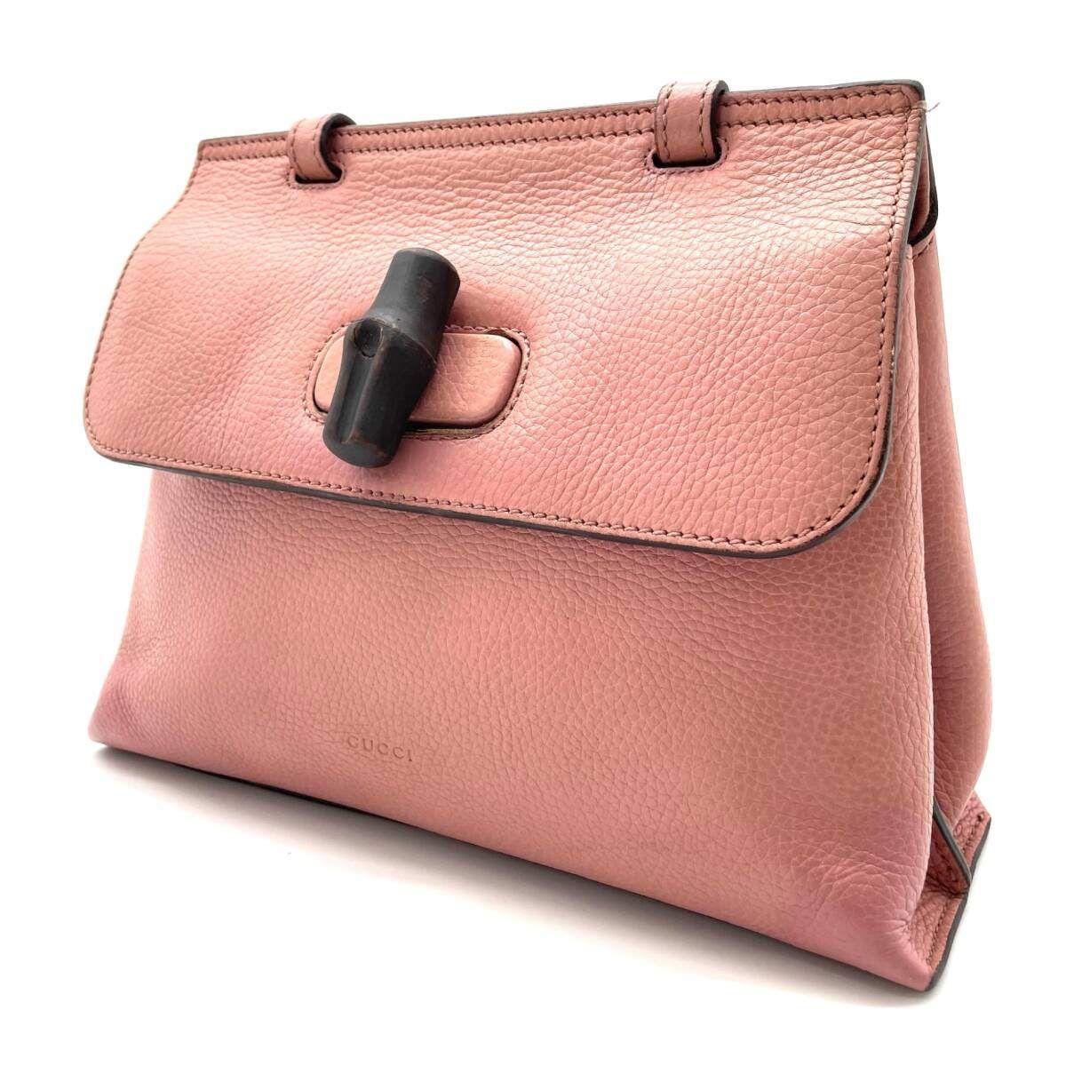 GUCCI グッチ オンライン バンブー デイリー レザートップ