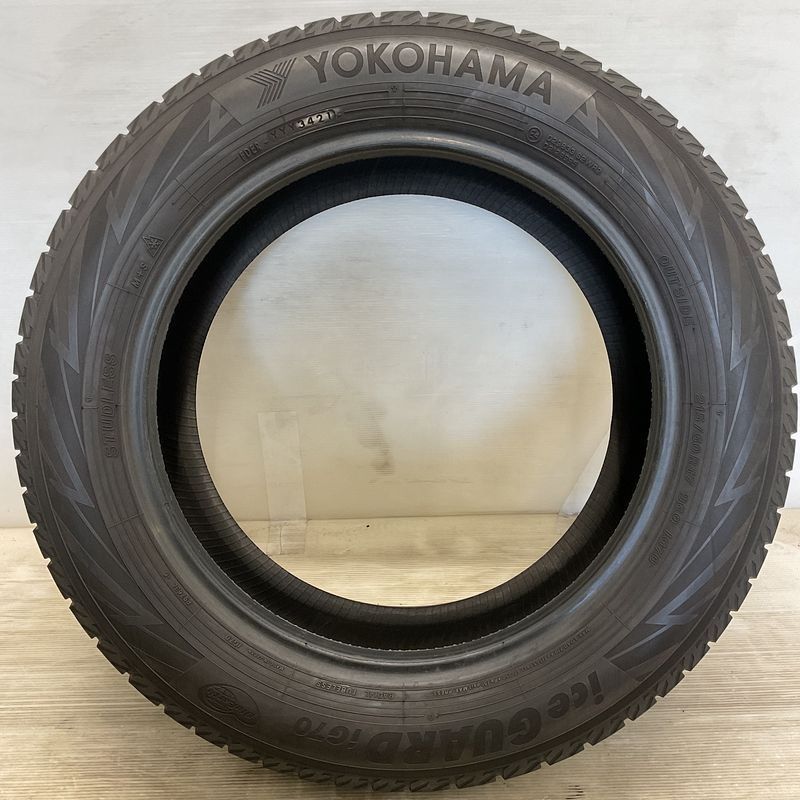 215 60R17 YOKOHAMA iceGUARD 7 IG70 2本 スタッドレスタイヤ ヨコハマ アイスガード7 IG70 C-HR アルファード エスティマ ヴェルファイヤ エリシオン エクストレイル などに タイヤ 17インチ