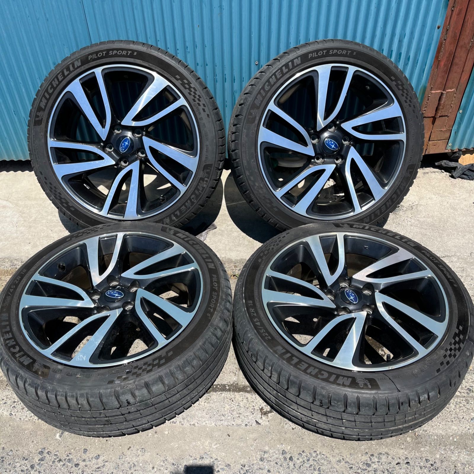 スバル レヴォーグ純正 VM4 225|45R18インチ 5穴