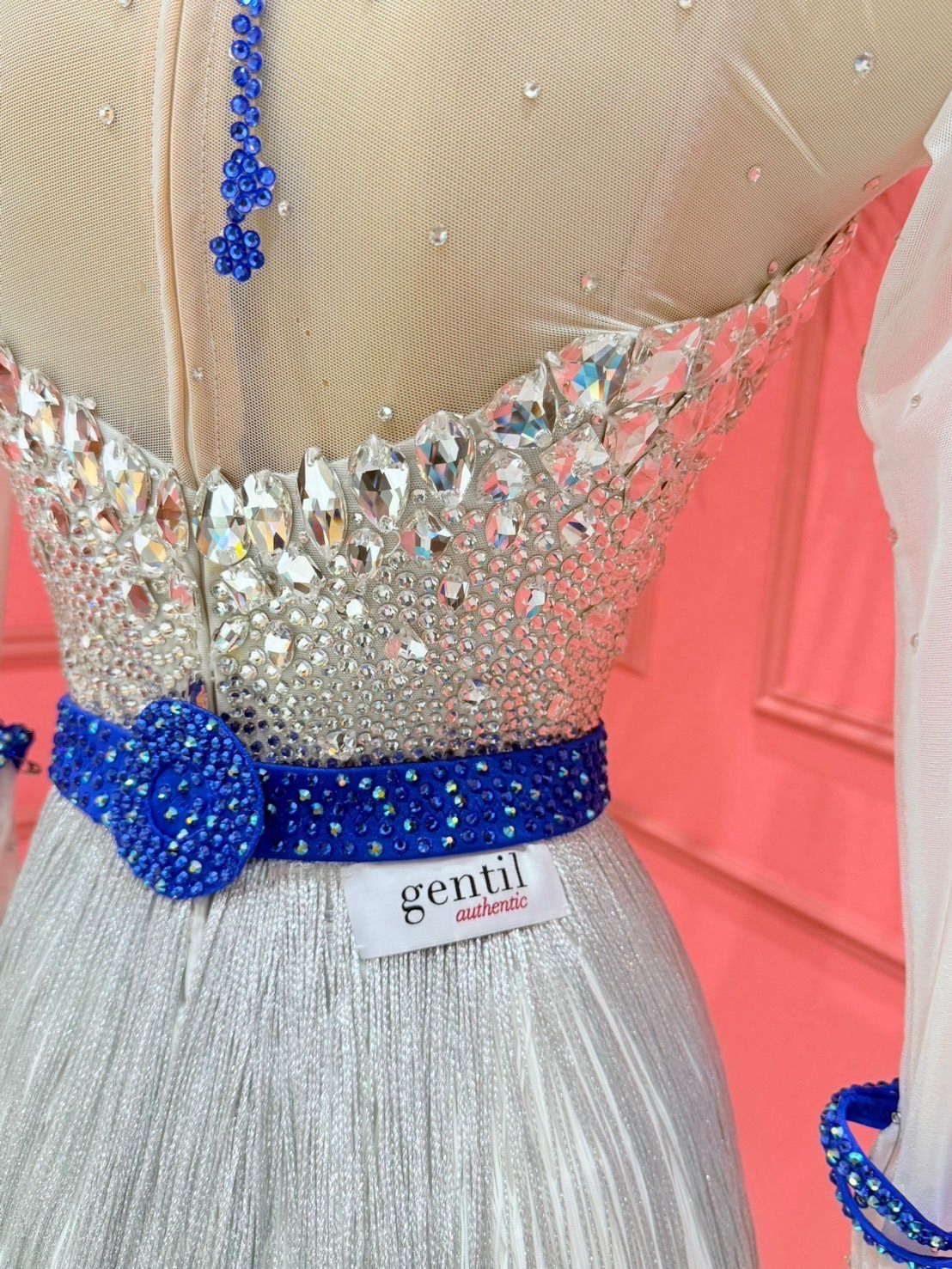 【ジャンテイ　gentil】　社交ダンス　ドレス　美品 gentil ジャンティ 社交ダンス ラテンドレス - メルカリ