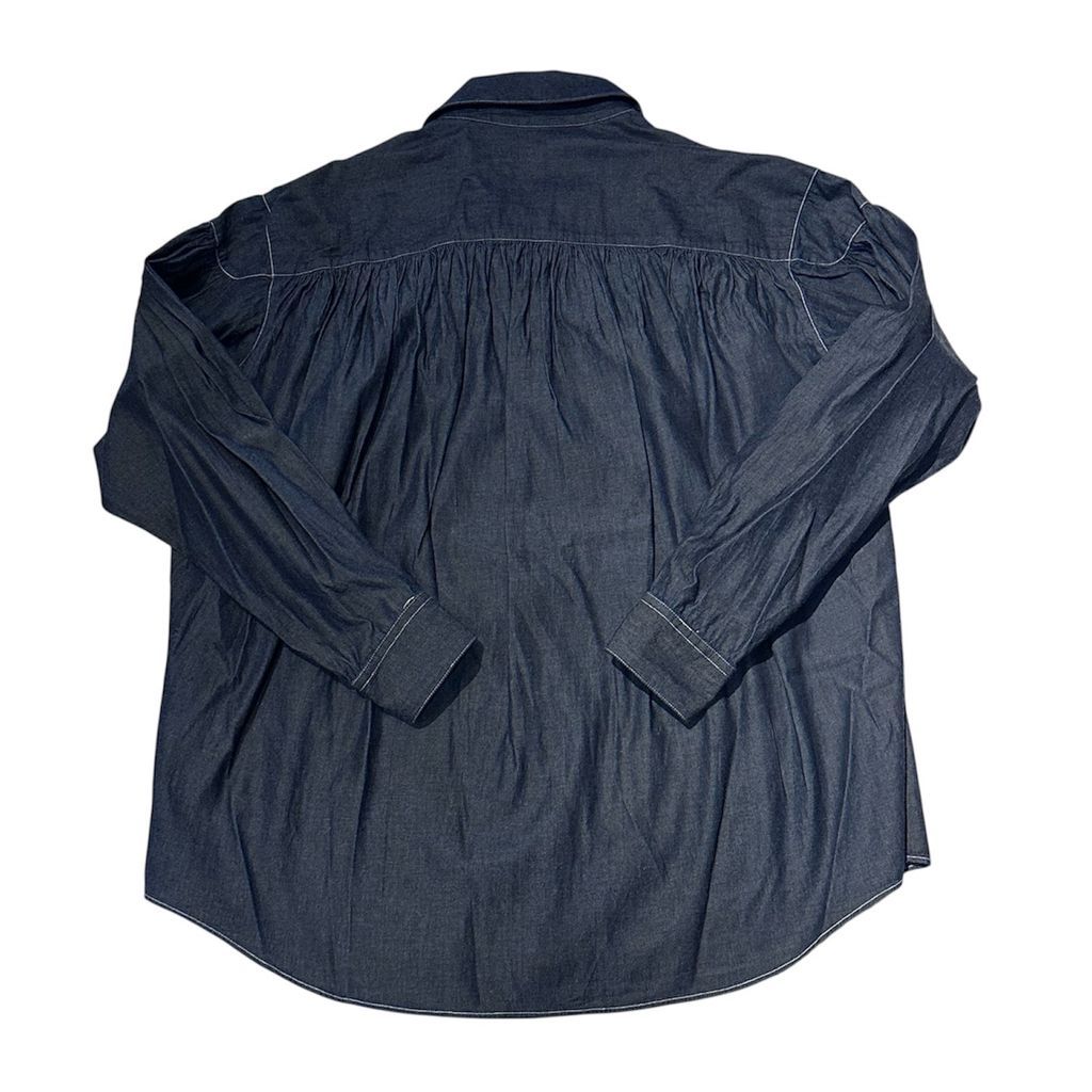 AiE エーアイイー DENIM PAINTER SHIRT 長袖シャツ インディゴ size L 代官山A10