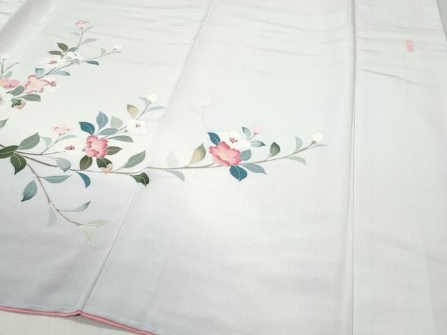 平和屋着物○訪問着 友禅 作家物 枝花文 正絹 逸品 CAAX0950vf - メルカリ