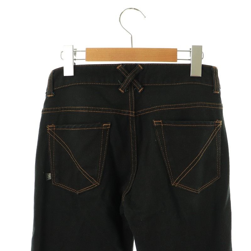 パメオポーズ PAMEO POSE Psychedelic Pants Black フレアパンツ