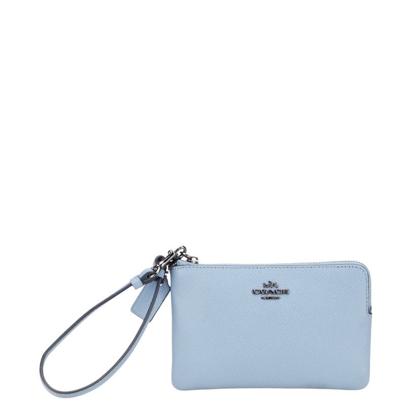 コーチ ロゴ ブルー レザー レディース COACH【1-0225856