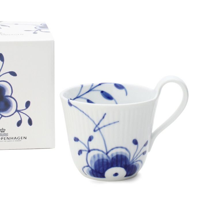 ロイヤルコペンハーゲン 2383 ブルーフルーテッド メガ 093 ハイハンドルマグカップ 240ml Royal Copenhagen Blue Fluted マグ ギフト 結婚祝い プレゼント 贈り物