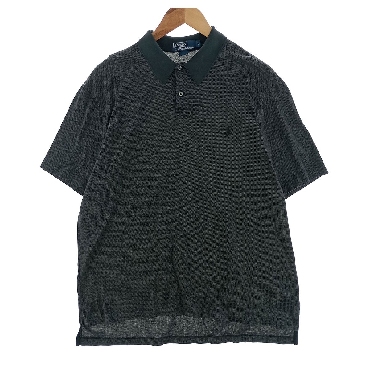古着 ラルフローレン Ralph Lauren POLO by Ralph Lauren 総柄 半袖 ポロシャツ メンズL/eaa400318