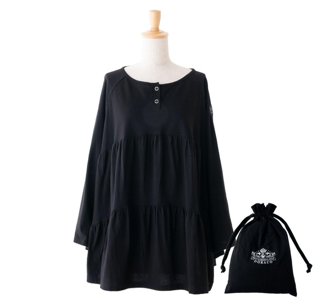 DORACO 授乳ケープ ポンチョ 助産師が考案 UVカット 360度安心 授乳カバー 授乳服 授乳ストール 出産祝い ギフト ブランド FIRST ドラコ ファースト ティアードブラック