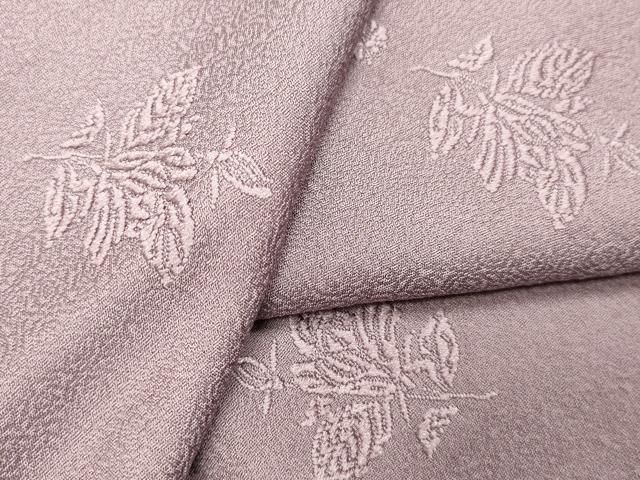 平和屋着物●上質な色無地 舞花地紋 薄色 正絹 DAAY2488op