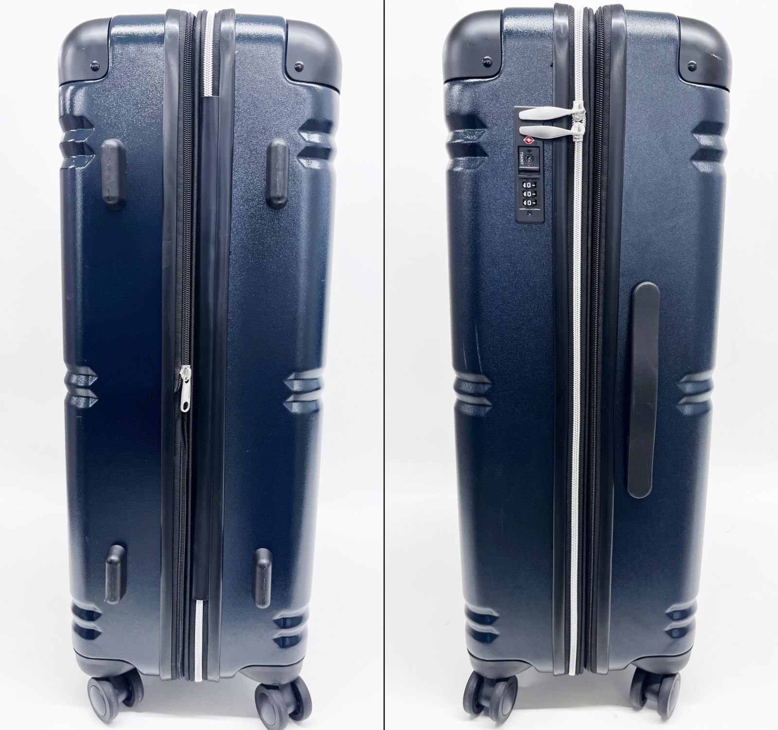 展示品 ACE EXACT スーツケース 75~89L ネイビー TSAロック 展示品 ACE EXACT スーツケース 75~89L ネイビー TSAロック
