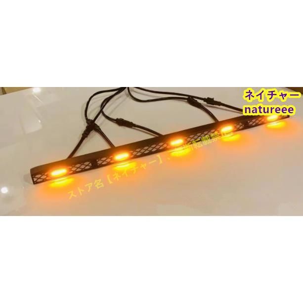 FJクルーザー GSJ15W型 フロント ボンネット エンジンフード 5灯 LED ライト ランプ ドレスアップグリルガーニッシュ 外装カスタム