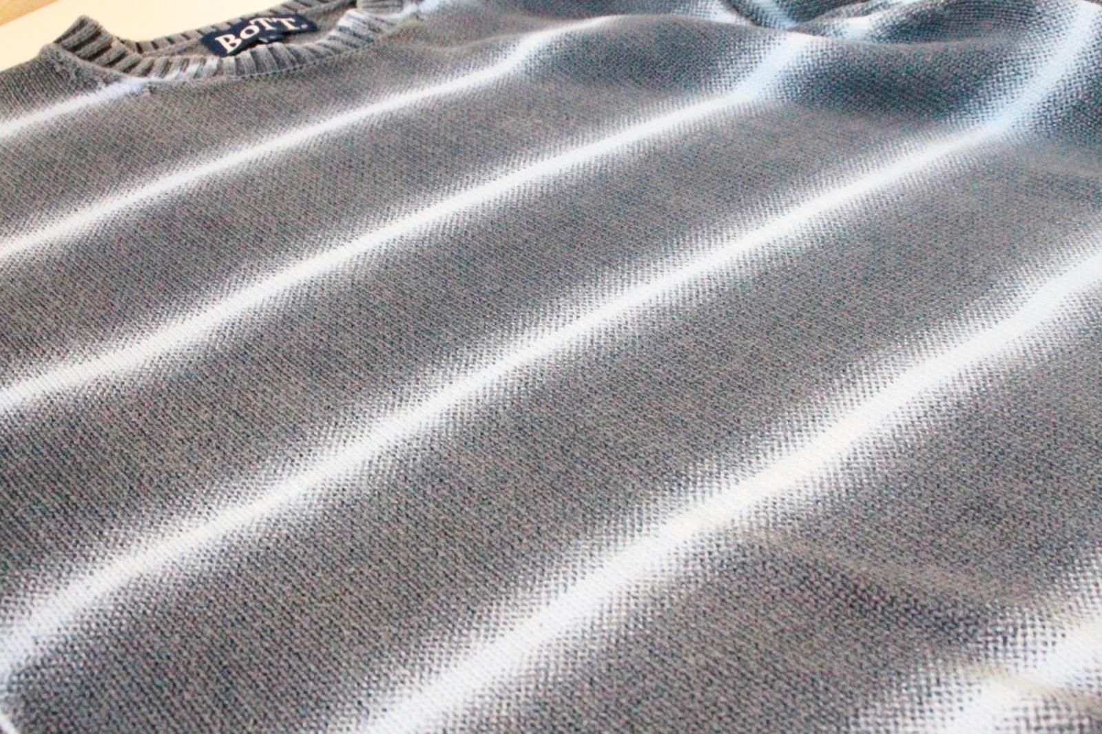 中古】 メンズニット セーター BOTT/24SS Gradation Cotton Sweater/青 