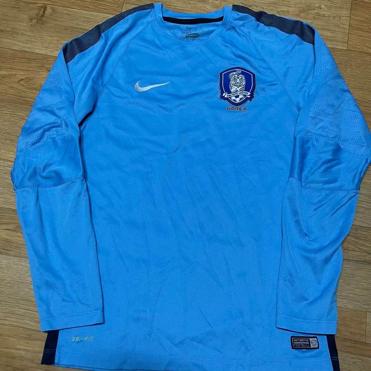 15 ー 16 サッカー 韓国国家代表 選手用 トレーニングウエア トップス 長袖 L サイズ