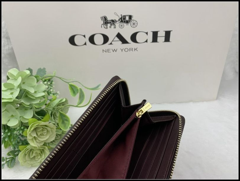 COACH 財布 コーチ 長財布 フラワー 花柄 フローラル プリント カーキ シグネチャー アコーディオン プレゼント 贈り物 ラウンドファスナー  ロング ジップ ファッション レディース メンズ 新品 未使用 F39189 A184Z-5 - メルカリ