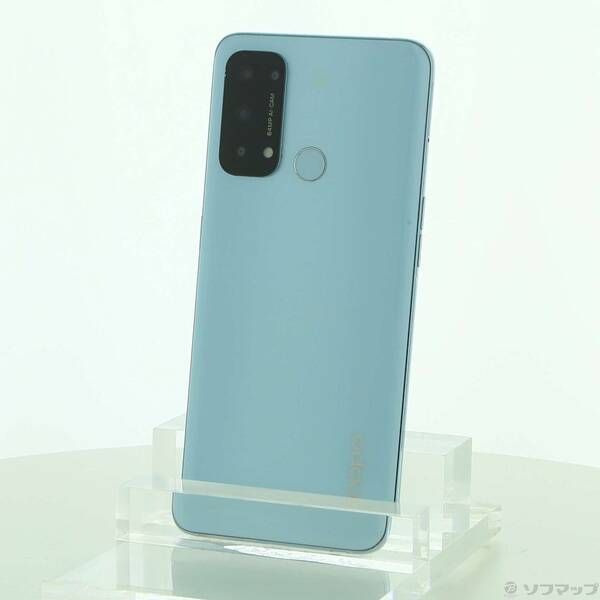 中古品〕 OPPO Reno5 A 128GB アイスブルー CPH2199 楽天 SIM