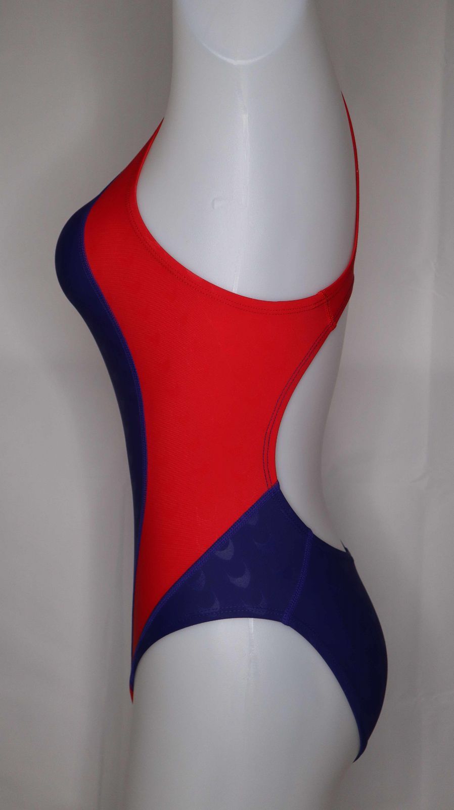 SWIMHXBY 競泳水着 レディース ネイビー赤 281 S-5XL SWIMHXBY