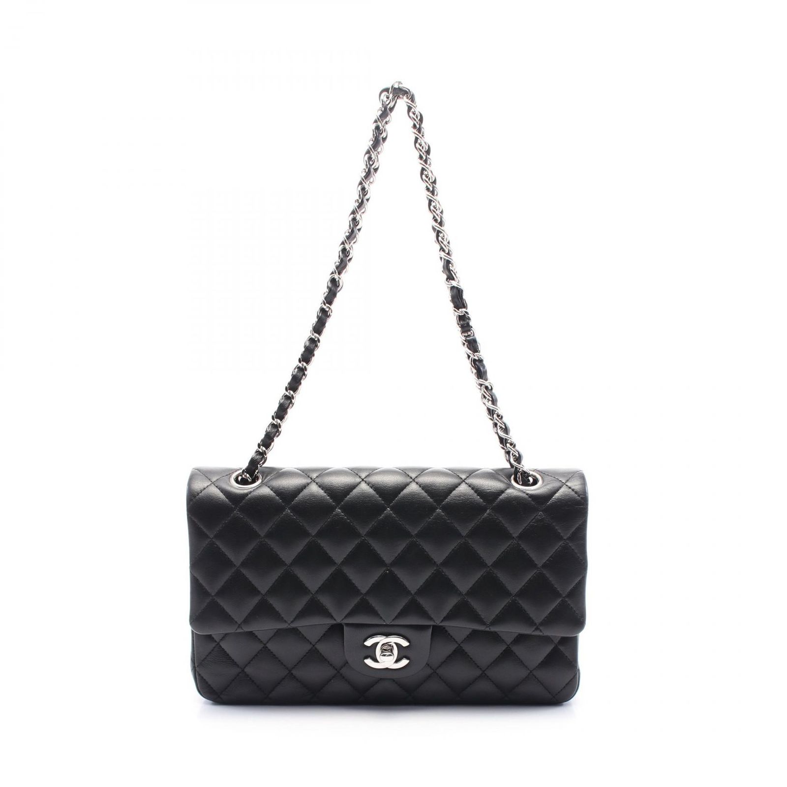 シャネル CHANEL ショルダーバッグ マトラッセ Wフラップ A01112 