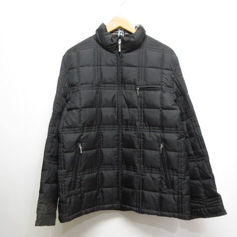 BURBERRYバーバリー キルティングジャケット【38】黒 キュプラ 上品