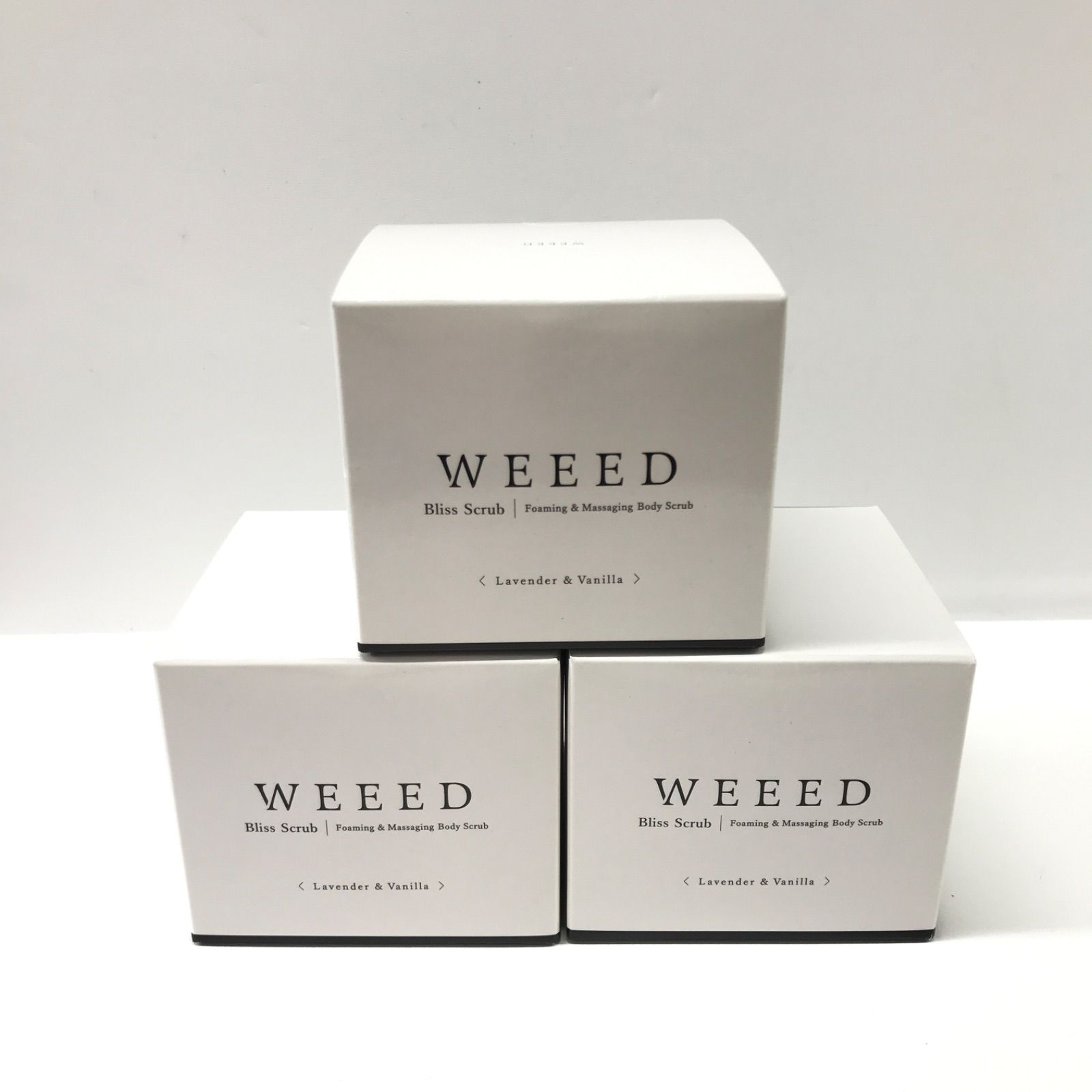 G782 WEEED ウィード ブリススクラブ ラベンダー＆バニラ 360g 3点セット