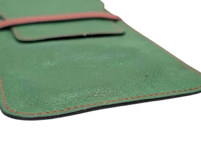 エルメス ペンケース メガネケース グリーン レッド エルメス ペン