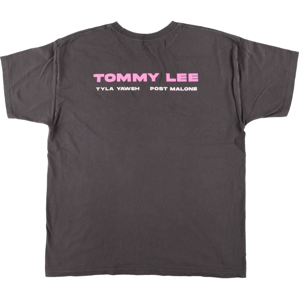古着 POST MALONE TYLA YAWEH ポストマローン タイラヤウェ ラップT ポストマローン Post Malone グレー Tシャツ Lサイズ ラップ