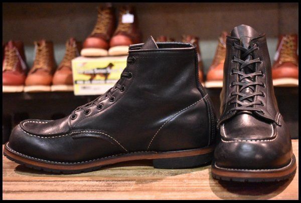 11D 良品 11年】レッドウィング 9015 ベックマン 黒 ブラック フェザーストーン モックトゥ 編み上げ ブーツ redwing  HOPESMORE【ED319】 - メルカリ