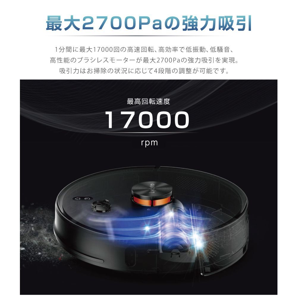 ♪新品＆未使用＆未開封♪ロボット掃除機 Lydsto( リズト ) R1 掃除 水  