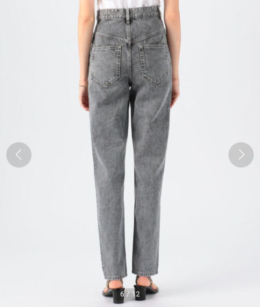 ISABEL MARANT ETOILE HENOYA デニムバイカーパンツ - メルカリ 